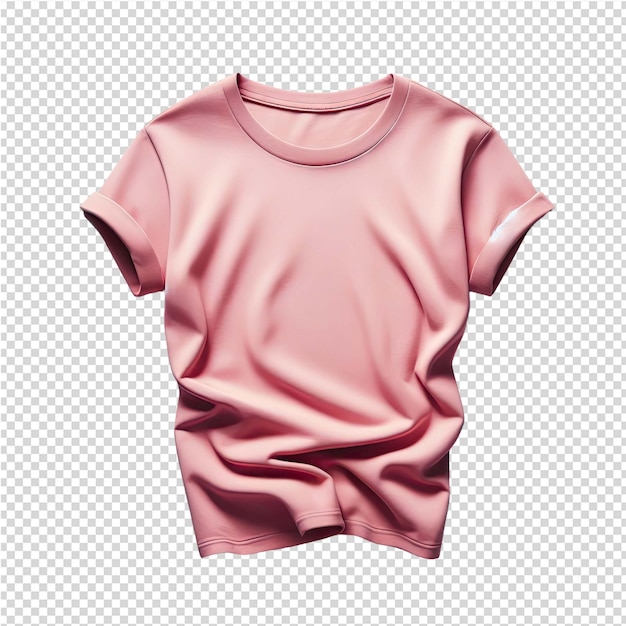 PSD una camiseta rosa con una parte superior rosa que dice camiseta
