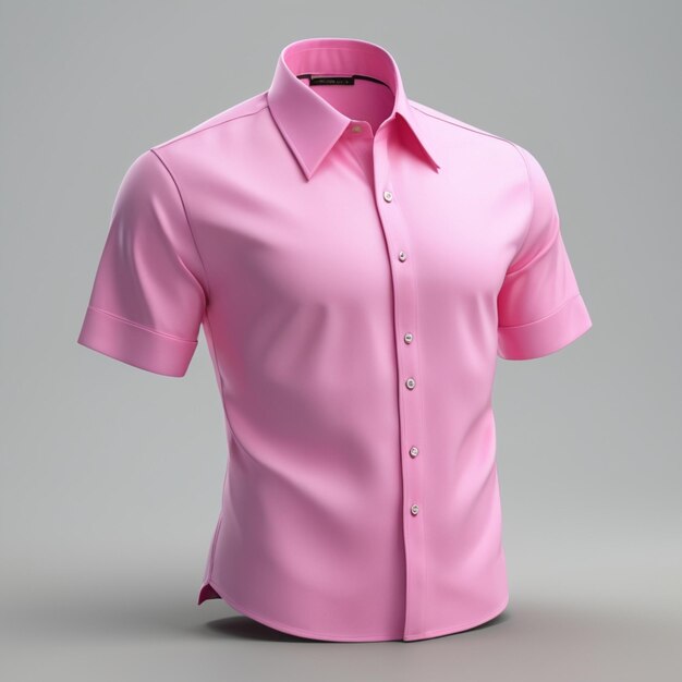 PSD camiseta rosa psd sobre un fondo blanco