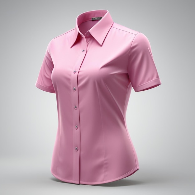 PSD camiseta rosa psd sobre un fondo blanco