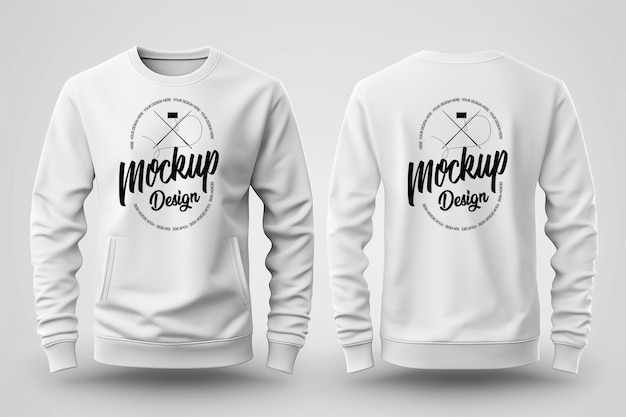 camiseta de sudor camiseta con capucha diseño de maqueta para la marca