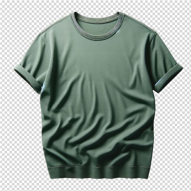 PSD una camiseta verde con un diseño verde en el frente