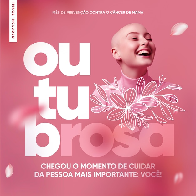 campagna sui social media mese di prevenzione dei feed rosa di ottobre
