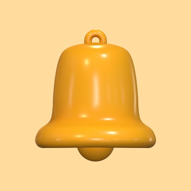 Campana gialla 3D