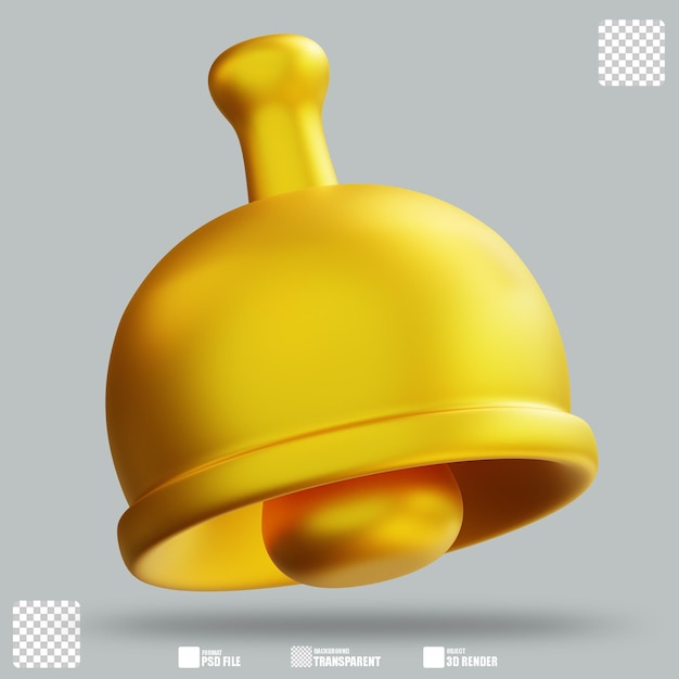 Campana de ilustración 3d 3