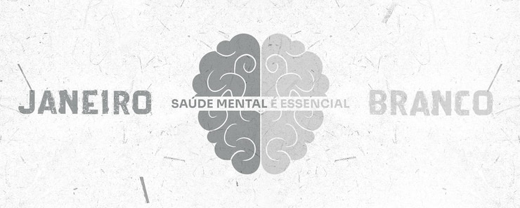 PSD campaña de pancartas en las redes sociales salud mental de enero blanca