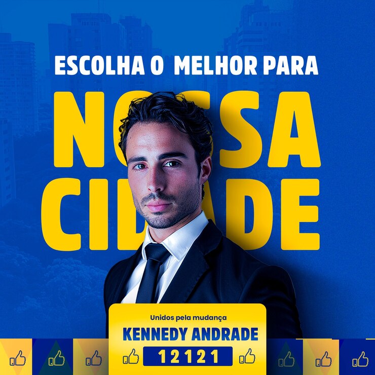 PSD campaña política para el candidato