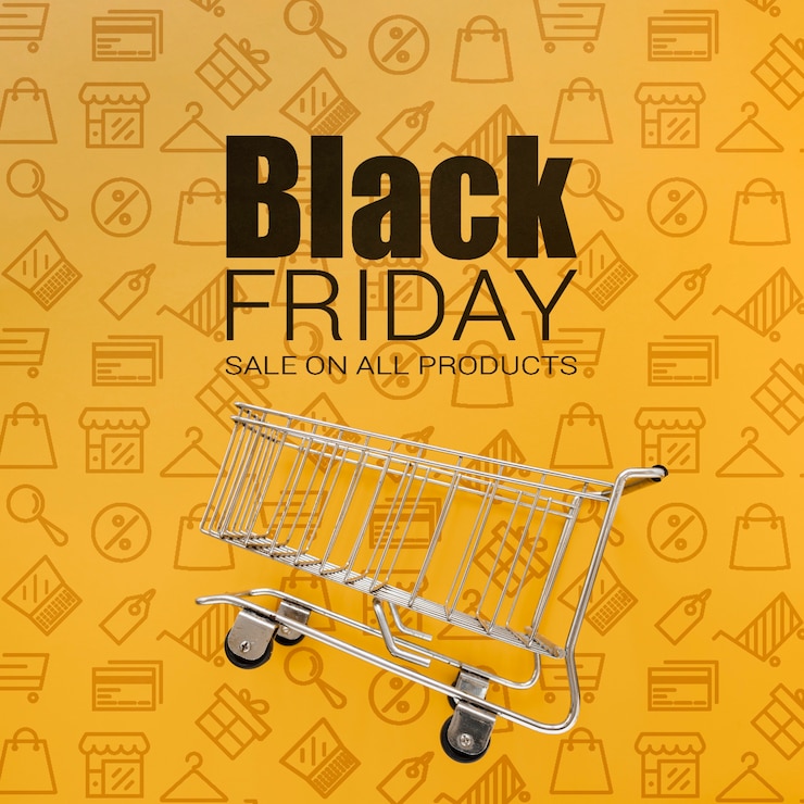 PSD campaña promocional de ventas de viernes negro