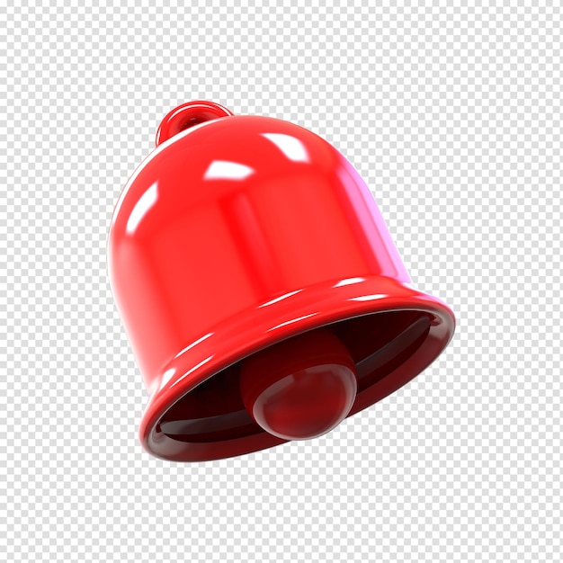 campane di notifica 3d isolate