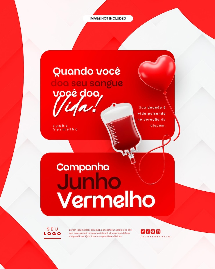 PSD campanha de doação de sangue de junho vermelho saúde brasil mídias sociais