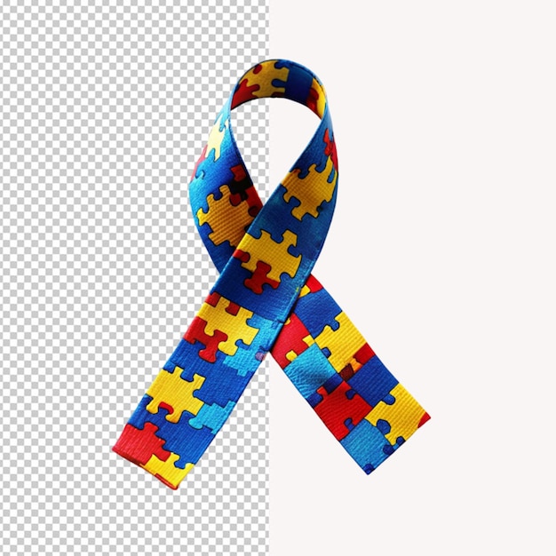 PSD campanha de fita de autismo png