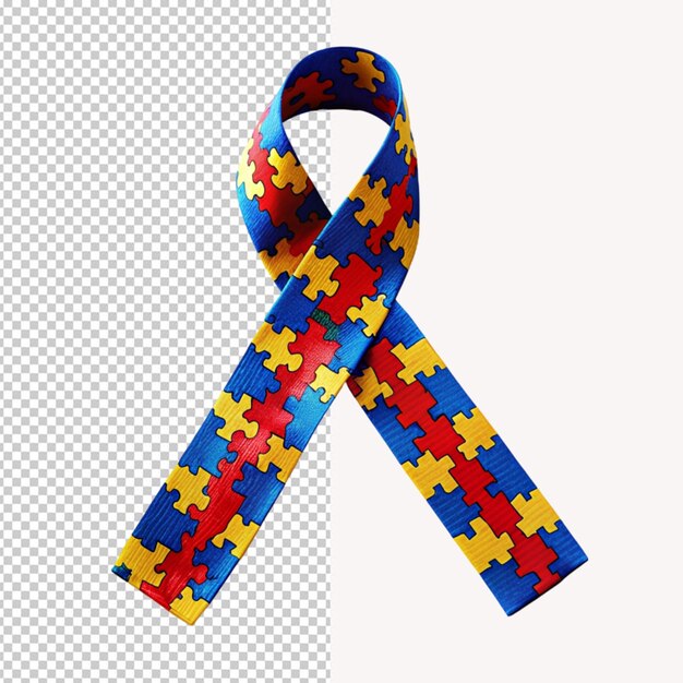 PSD campanha de fita de autismo png