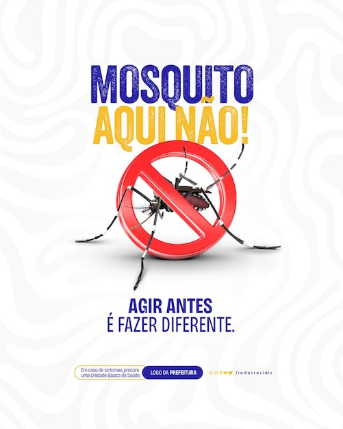 PSD campanha de mídia social dengue