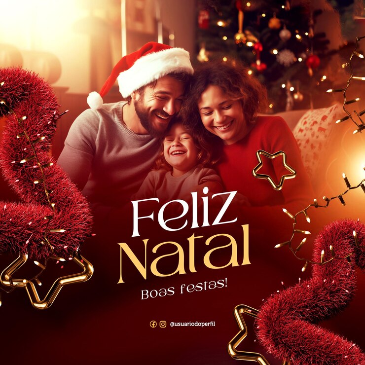 PSD campanha feliz natal conceito feliz natal post campanha post modelo de mídia social