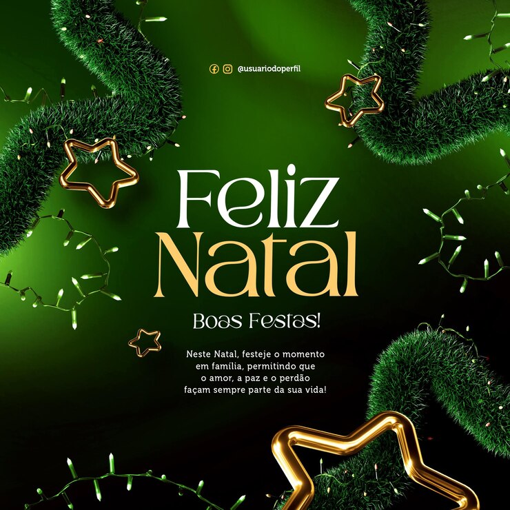 PSD campanha feliz natal conceito feliz natal post campanha post modelo de mídia social