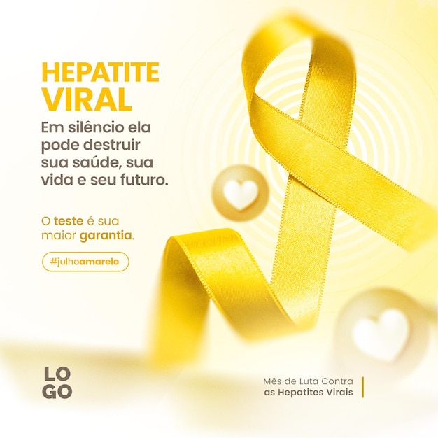 PSD campanha julho amarelo mes de luta contra as hepatites virais