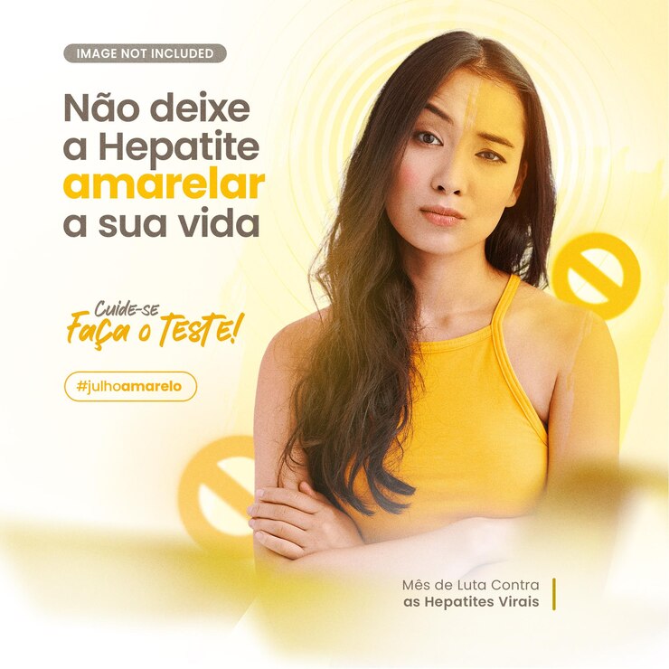 PSD campanha julho amarelo mes de luta contra as hepatites virais