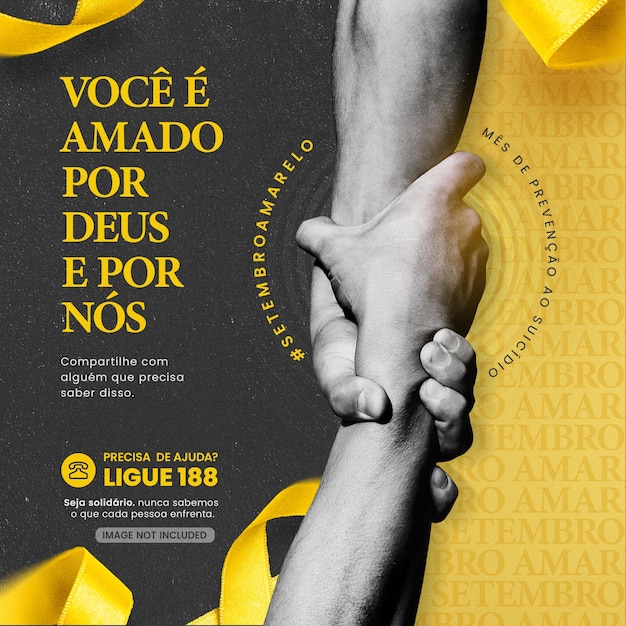 PSD campanha setembro amarelo brasil amarillo septiembre brasil