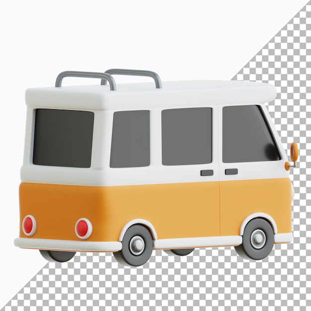 Camper Van 3d-Bild