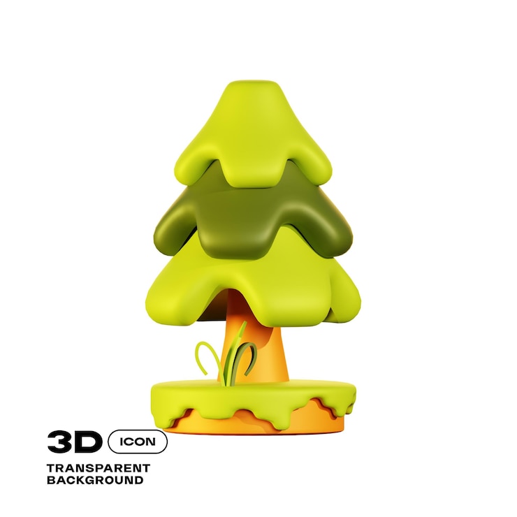 PSD camping 3d illustration png template