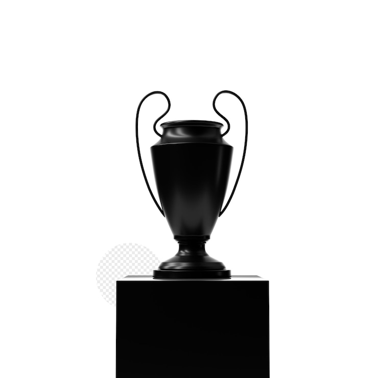 PSD campionato trofeo d'oro premio sportivo concetto di successo e realizzazione