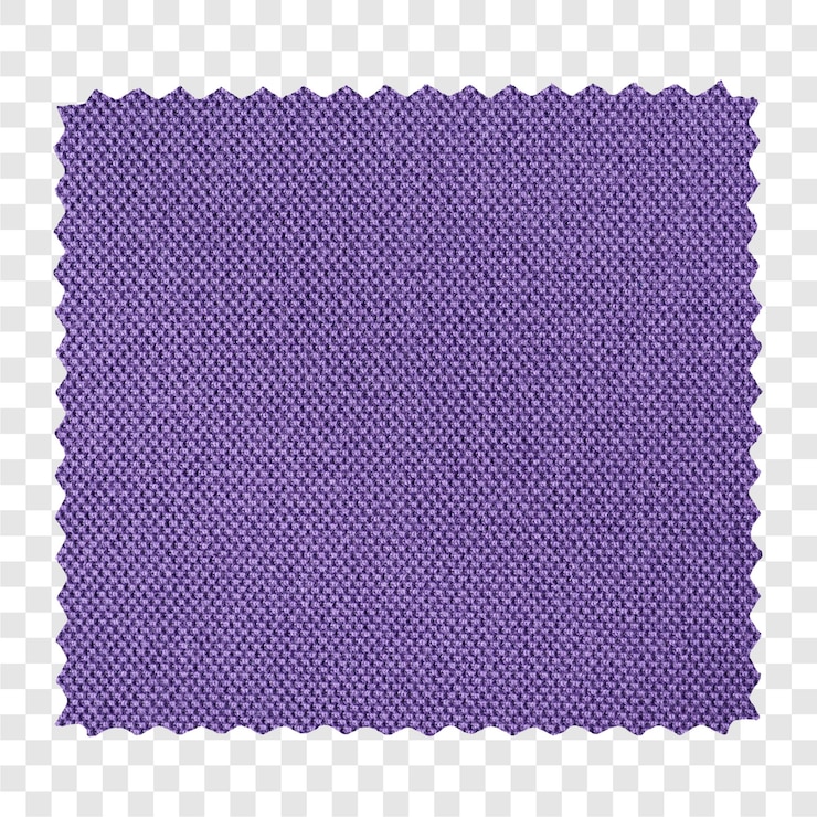 PSD campione di tessuto a zigzag viola trasparente