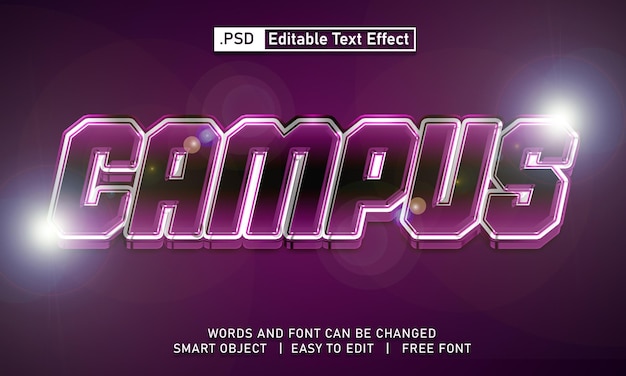 Campus-text-effekt