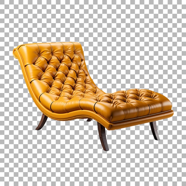PSD canapé chaise lounge sur fond transparent