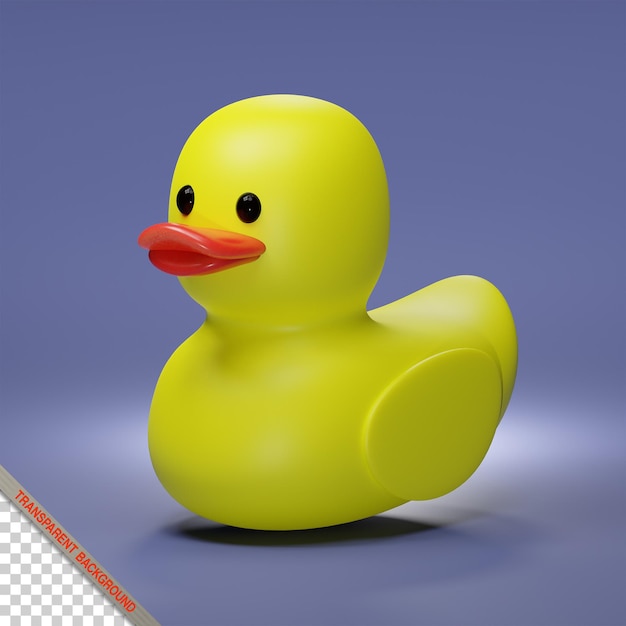 PSD le canard jaune en caoutchouc