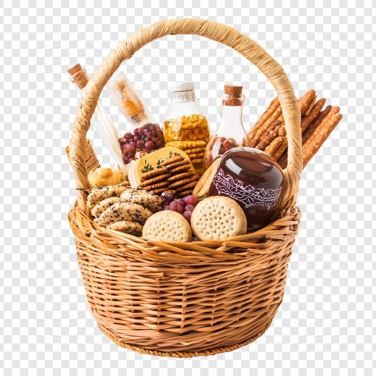 PSD la canasta de regalos gourmet es una deliciosa colección de golosinas