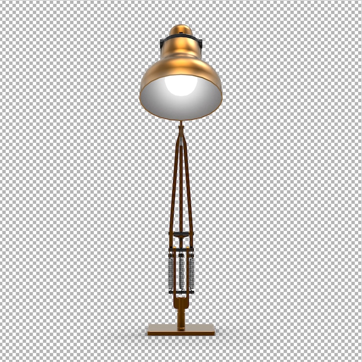 PSD candeeiro de mesa 3d elegante