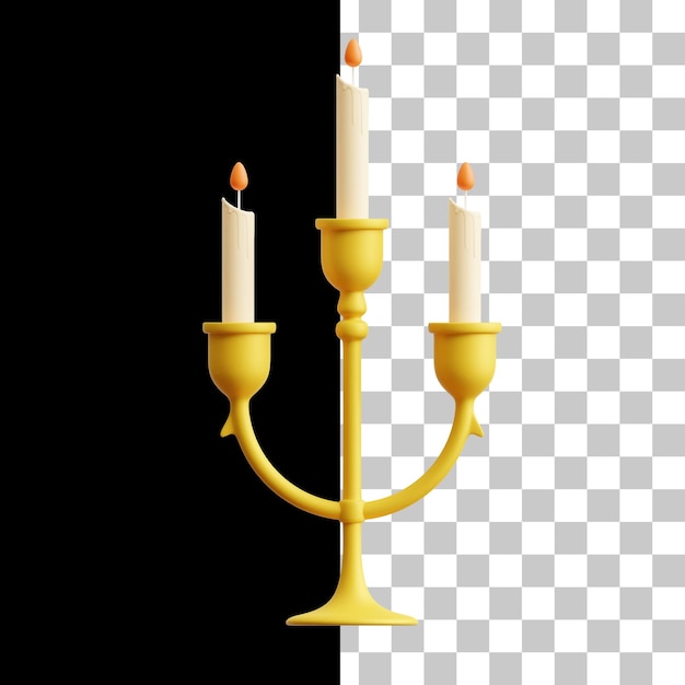 Candelabro ilustración 3d