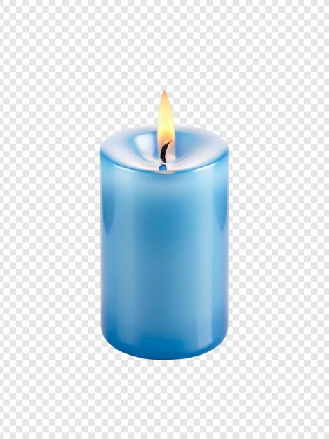 PSD candelas png y candelas encendidas aroma aislado en fondo transparente