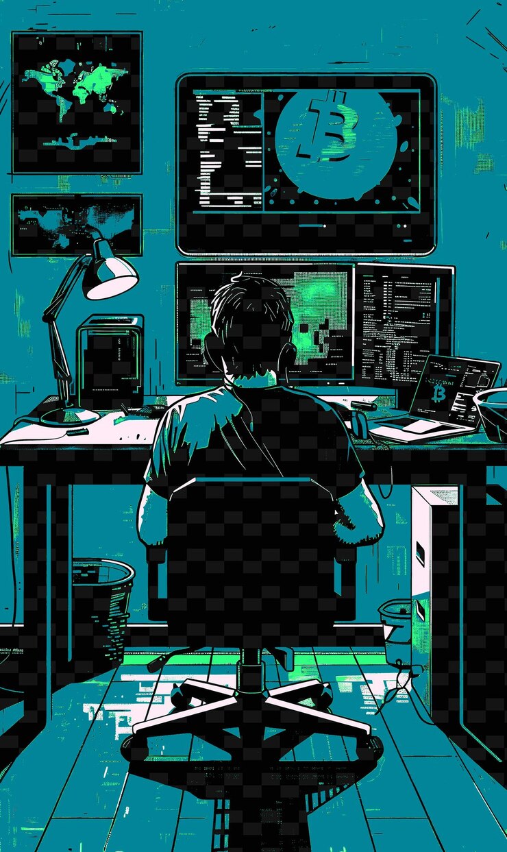 PSD candidato a uno scambio di criptovalute che discute di bitcoins t flat illustration idea designs
