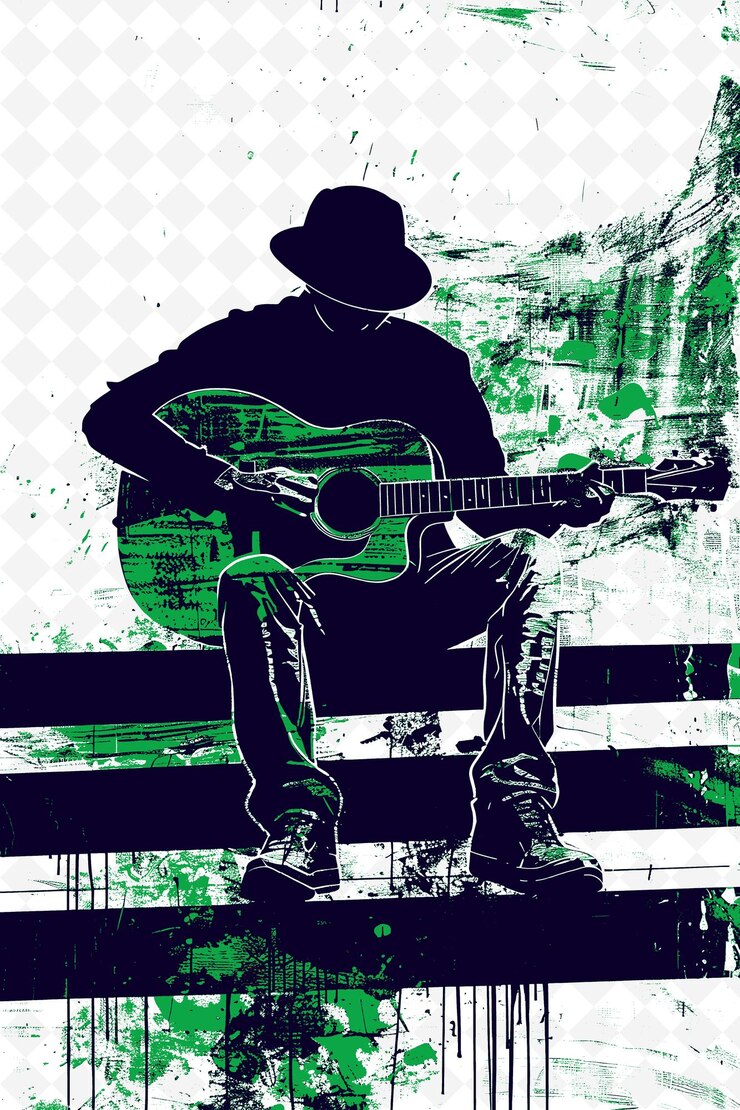 PSD candidato ad un evento musicale che discute l'uso di bitcoin nei disegni di idee di illustrazione piatta