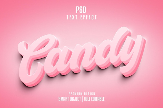 Candy 3D-Texteffektvorlage