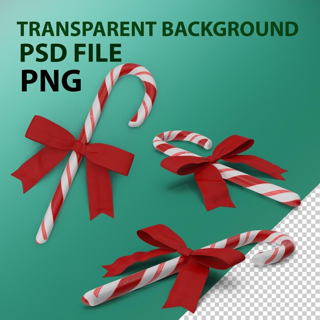 Candy Cane PNG (en inglés)