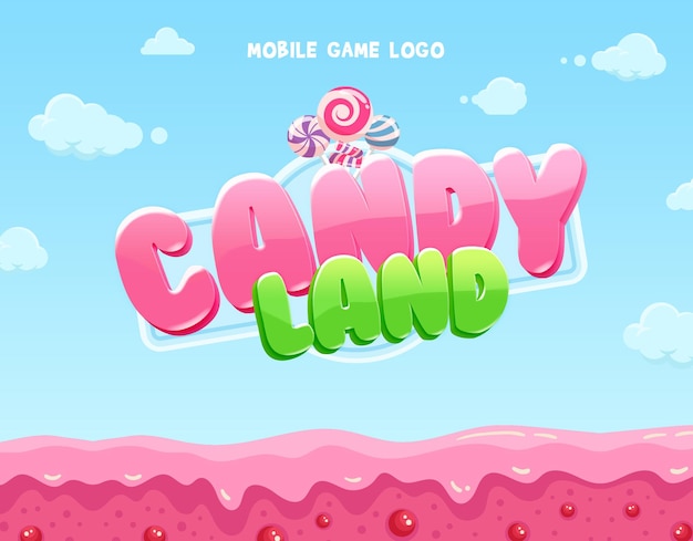 PSD candy land-spiel