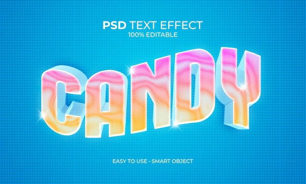 Candy marmor texteffekt