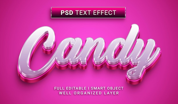 Candy text effect