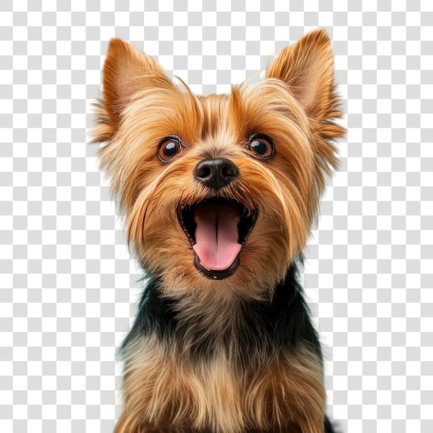 Cane pazzo terrier animale canino sorpreso