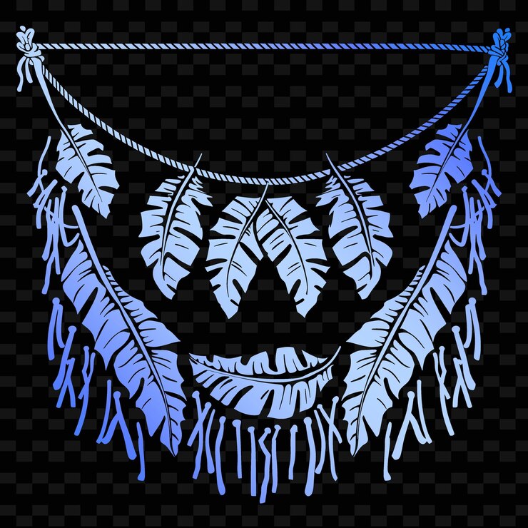 PSD canga con estilo dibujado a mano tela estampada con franjas lo diseños creativos de iconos de la cultura brasileña