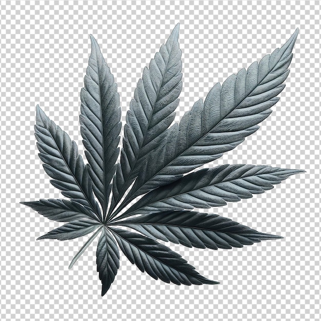 PSD le cannabis vert graphique png