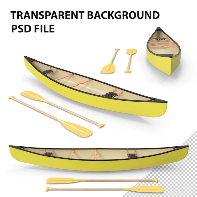 PSD canoa de tropeço png