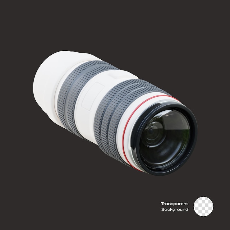 Canon EF 70 200mm Iconos en 3D
