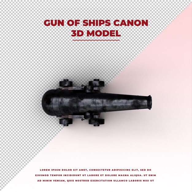 PSD canon de navires canon