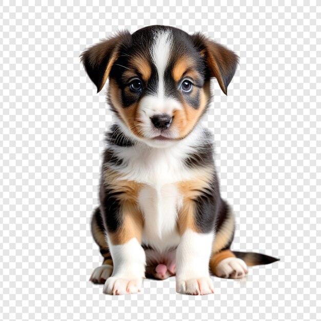 PSD cão bonito png isolado em fundo transparente