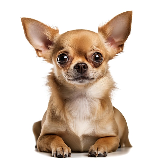 Cão chihuahua castanho