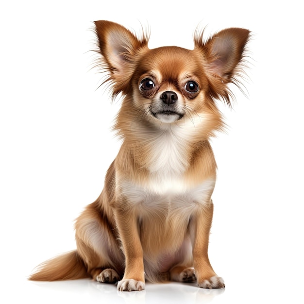 Cão Chihuahua castanho