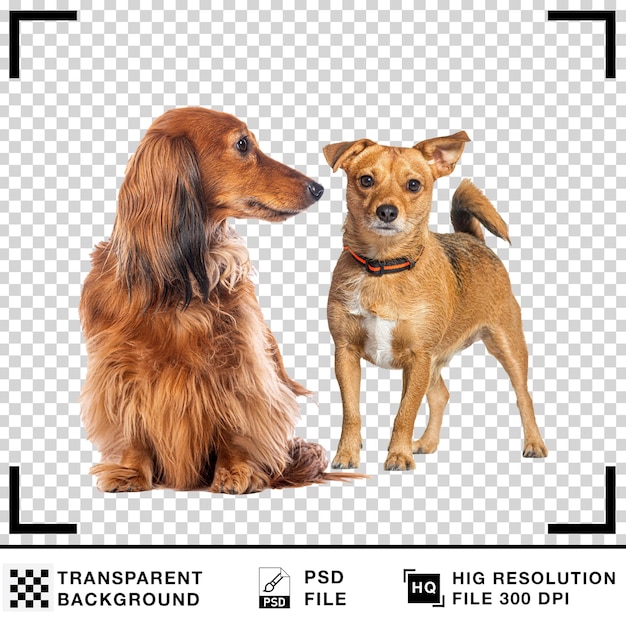 Cão com fundo transparente Cão realista com fundo branco