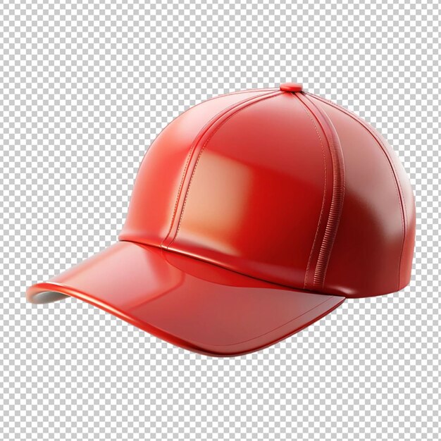Cap de 3d en fondo transparente